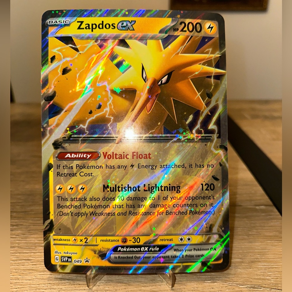 Pokémon 151 Zapdos ex Oversized Jumbo Promo Card SVP 049 Mint